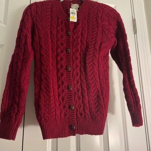 Ll bean sweater . Made in Ireland. Merino .